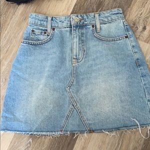 urban outfitters jean skirt